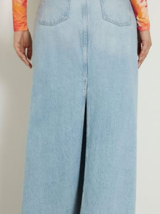 Guess Midi Skirt Blue