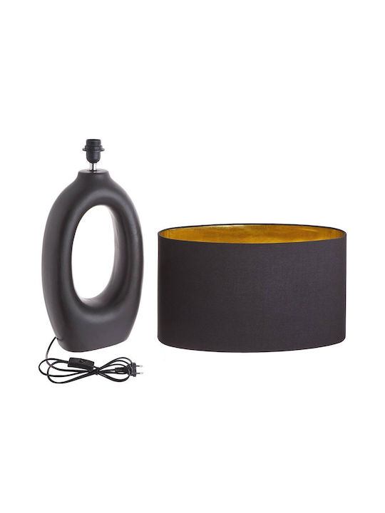 Butlers Ceramică Lampă de masă cu Abajur Negru și Bază