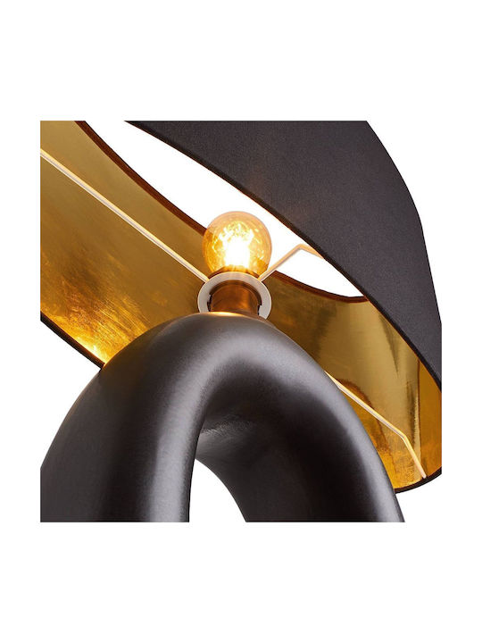 Butlers Ceramică Lampă de masă cu Abajur Negru și Bază