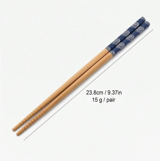 5 Χ Σετ Chopsticks Ξύλινα Spices Bazaar
