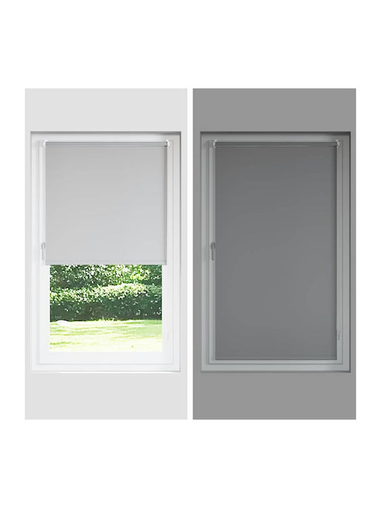 vidaXL Roller Blinds Total Blackout Gray W50xH175cm 4011404