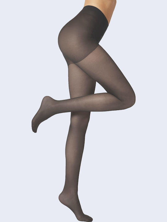 Ciorapi dama 15 Den cu Stitch Off Black