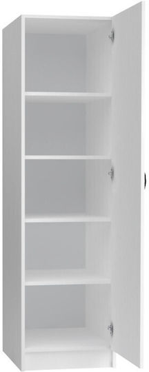 Einzeltür Kleiderschrank Victoria White 50x60x181cm
