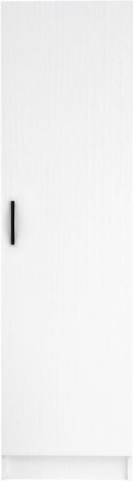 Einzeltür Kleiderschrank Victoria White 50x60x181cm