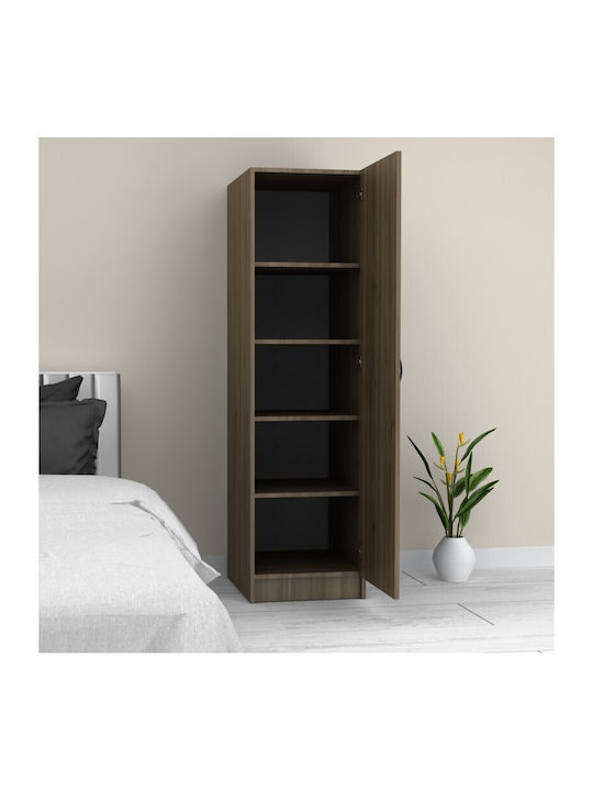 Einzeltür Kleiderschrank Victoria Walnut 50x60x181cm
