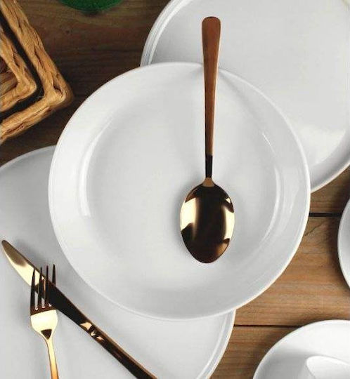 Lubiana White Porcelain Dinnerware Set 40pcs