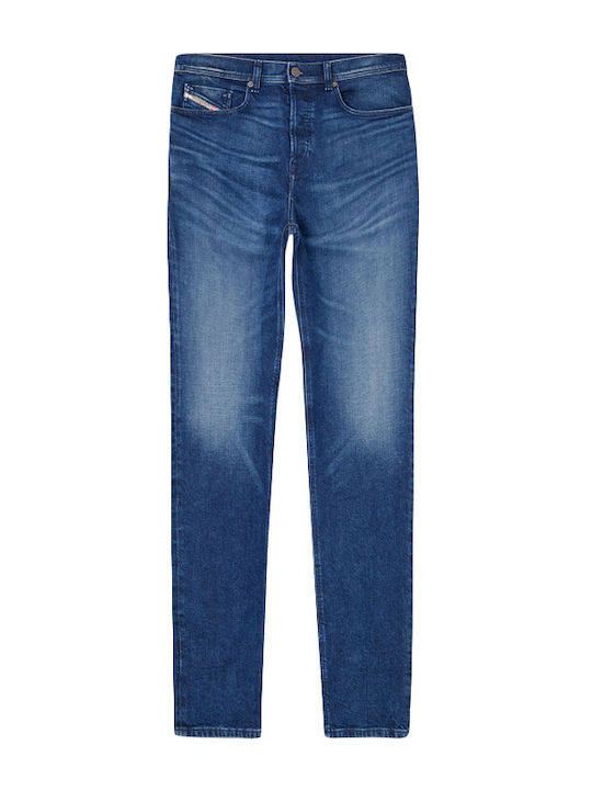 Men's Jeans Pants with Regular Tapered Fit Beige