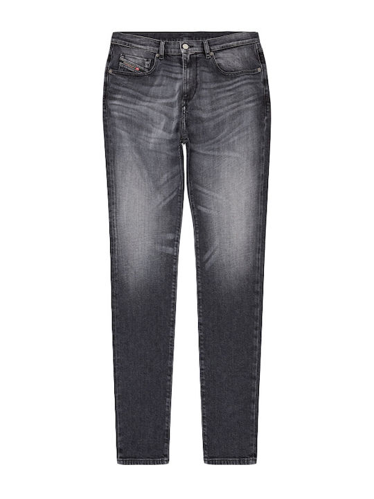 2019 D-strukt Herren Jeanshose mit Slim Passform Charcoal