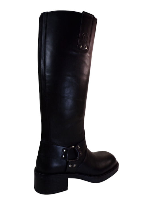 Leather Women's Boots Black