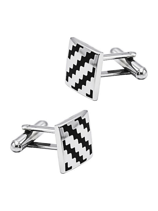 Martin & Co Butoni de culoare Argintiu