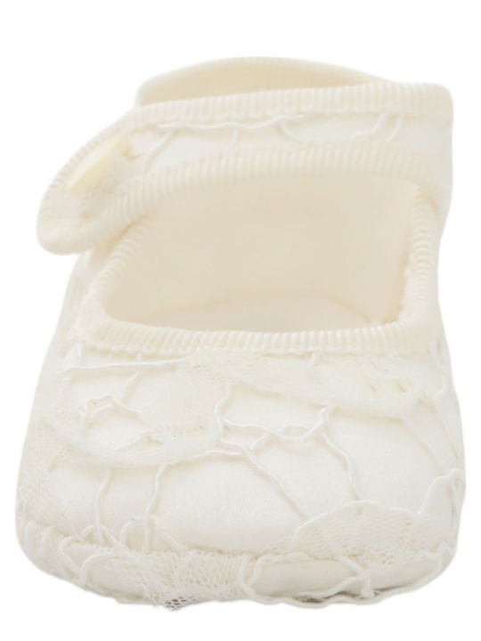 Monnalisa Baby Ballerinas White