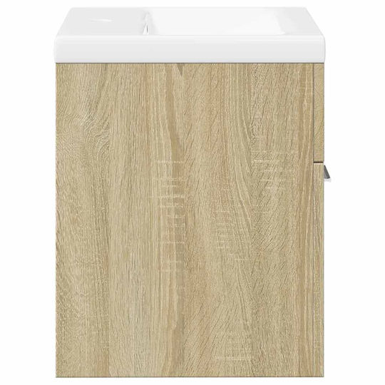 vidaXL Countertop with Sink L41xW38.5xH46cm Brown, Oak