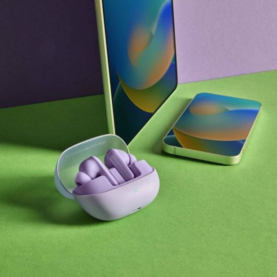 Energy Sistem Serenity ANC In-ear Bluetooth Handsfree Earphones with Sweat Resistance and Charging Case Purple
