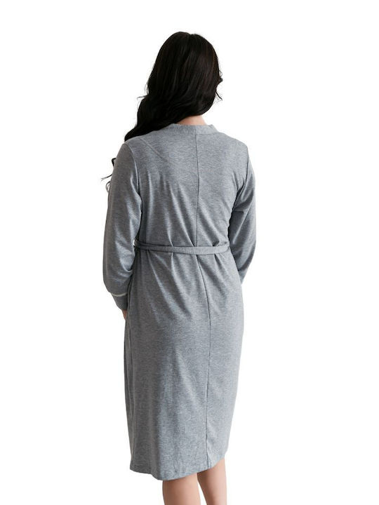 EasyMum Robe Maternity & Nursing Grey