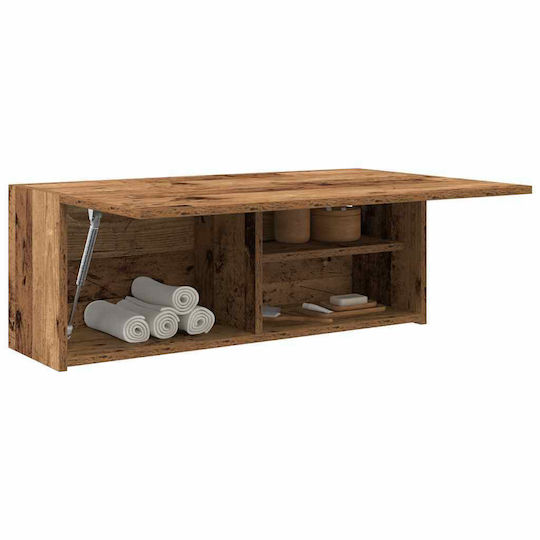 vidaXL Bathroom Cabinet L80xW25xH30cm Brown