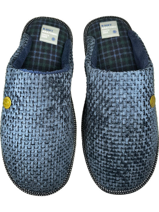 Χειμερινές Ανδρικές Παντόφλες Navy Blue