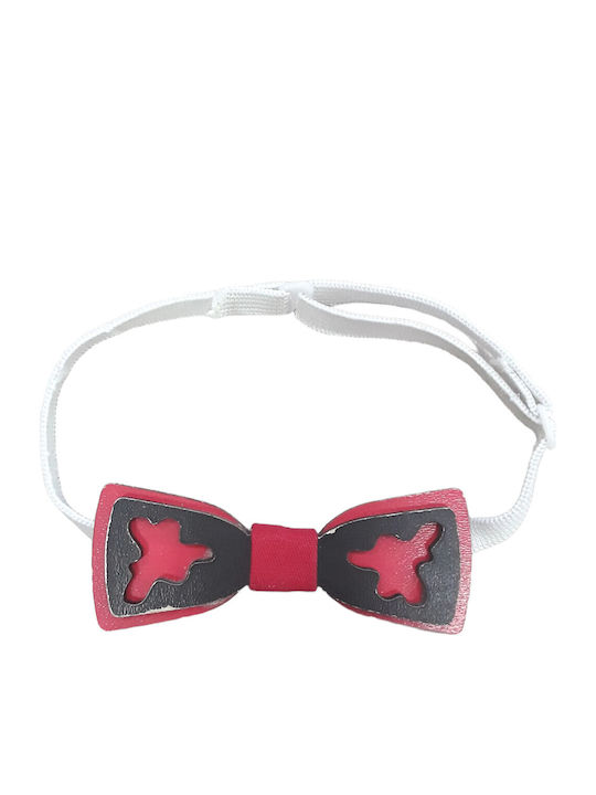 Domina Wooden Bow Tie Black