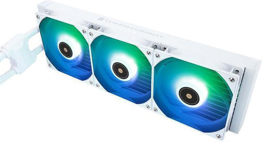 Thermalright Frozen Notte 360 (v2) Răcire cu Apă pentru Procesor Ventilator triplu 120mm pentru Socket AM4/AM5/1700/1200/115x cu ARGB Iluminare Albă