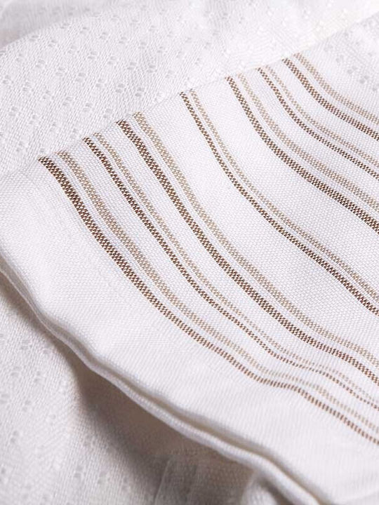 Charisma Modal Μπουρνούζι με Γιακά Linen Brown