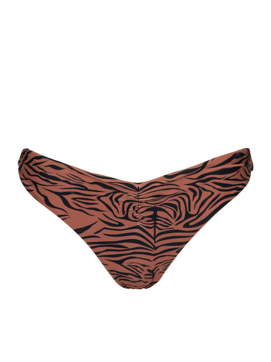 Bikini Slip High Waist Animal Print