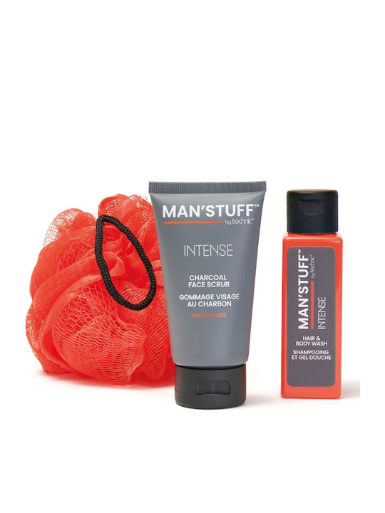 Technic Man’Stuff Skin Care Set for Facial Cleaning & Body Cleaning 4pcs