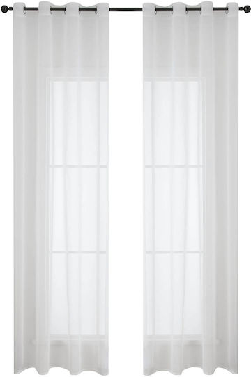 Beauty Home Sharp Art 8448 Stoffvorhang Gaze Ecru