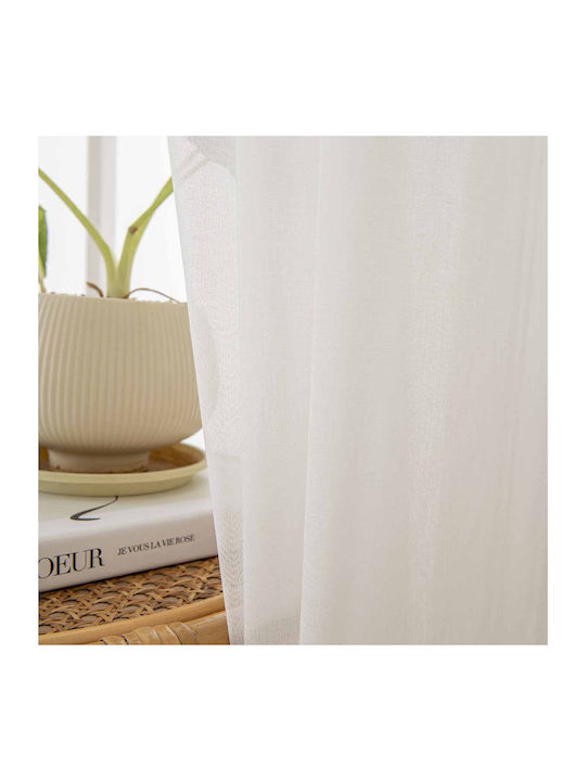 Beauty Home Sharp Art 8448 Curtain Fabric Gauze Ecru