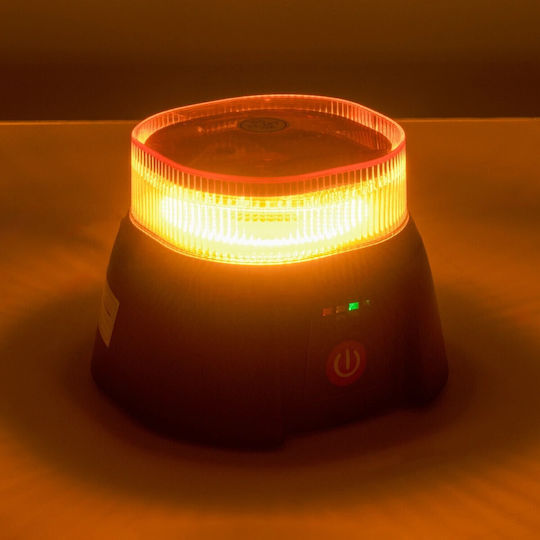GloboStar Car Beacon LED 10 - 30V Waterproof 9cm with Orange Lighting