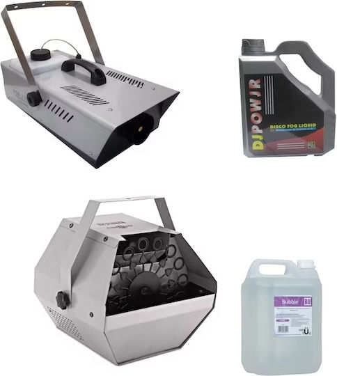 Smoke Machine Bubble Machine Set 60 W Ideallstore 1200 W Liquid 4.5 L Included
