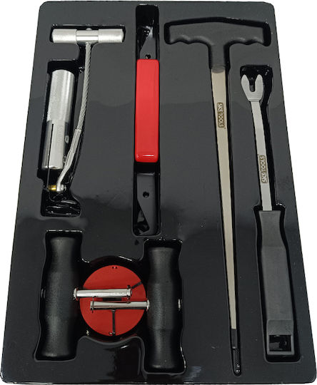 SKS Tools Kit Επιδιόρθωσης για Τζάμια-Παρμπρίζ Αυτοκινήτου 7τμχ