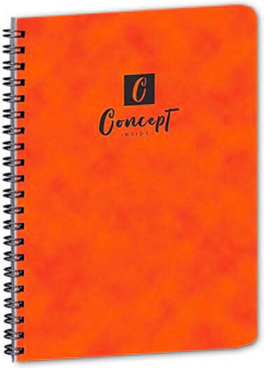 Neohart Spiral Notebook Ruled A4 1pcs (Μiscellaneous colours)