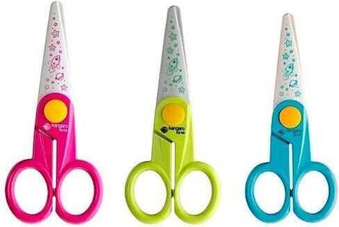 Kangaro Safety Scissors 13cm Petrol Designs