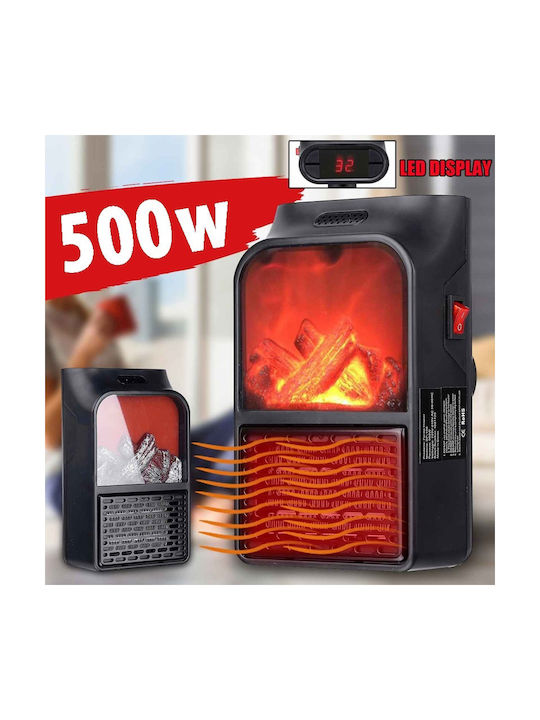 Mini Electric Fireplace 500W