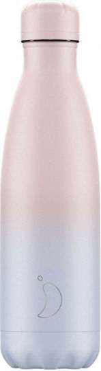 Chilly's Series Gradient Thermos Bottle Stainless Steel BPA Free 500ml Lavender Fog