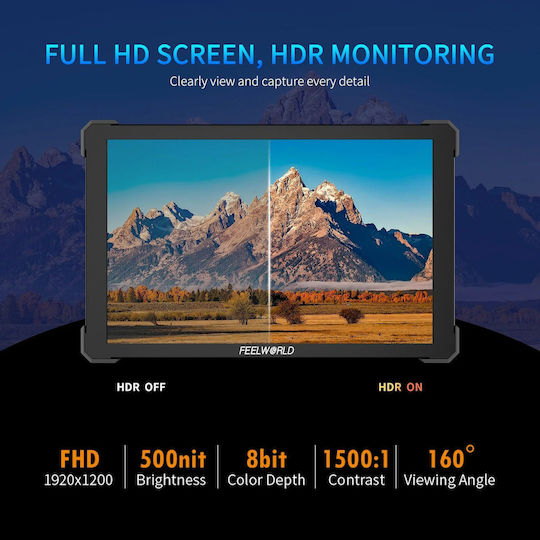 Feelworld T10 10.1" Ips 4k Hdmi Monitor