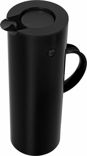 Stelton Κανάτα Θερμός Πλαστικό / Γυάλινο 1lt Matt Black