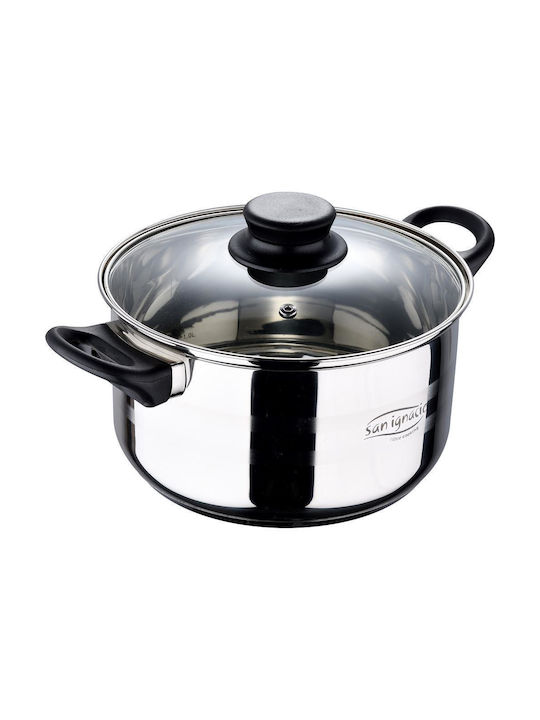 Bergner Toledo Pots Set of Stainless Steel with Coating 8pcs