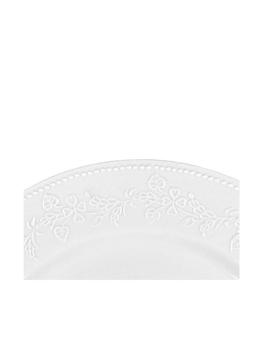 Oriana Ferelli Εταζέρα 2 Ορόφων από Πορσελάνη Λευκή Ø27cm Oriana Ferelli Εταζέρα 2 Ορόφων από Πορσελάνη Λευκή Ø27cm