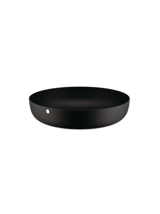 Alessi Obstschale Inox Schwarz 21cm