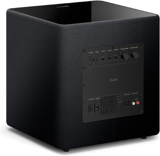Kef Kube 10 Kabellos Aktiv Subwoofer mit Lautsprecher 10" 300W Schwarz