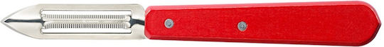 Opinel No 115 Fruit and Vegetable Peeler and Cleaner Stainless Steel Red
