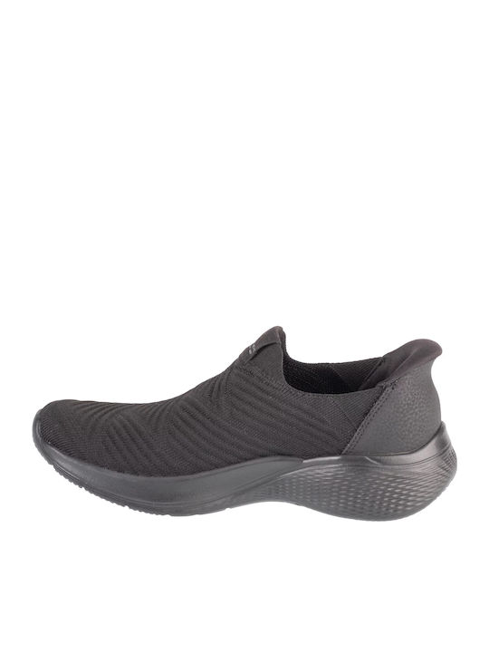 Bobs Infinity Daily Damen Slip-Ons Schwarze