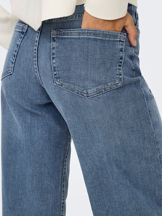 Madison Hoch tailliert Damenjeans in Lockerer Passform Blue
