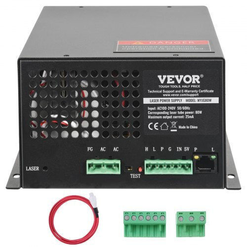 Vevor Power Supply Co2 Laser 80w Engraving Cutting Tube Eyhtjggdy80wq8uo8v7