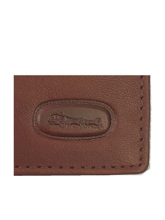 Leather Men's Wallet Classic with RFID Brown