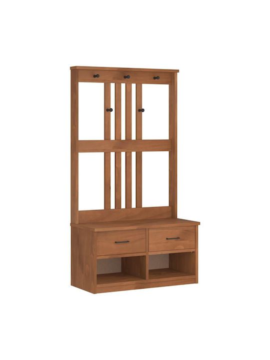 Sandens Mobilier de Intrare cu Dulap pentru Pantofi 87x40x159.5cm