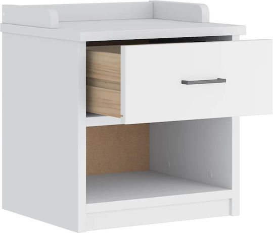 Eingangsmöbel mit Schuhschrank & Bank White 45x40x50cm