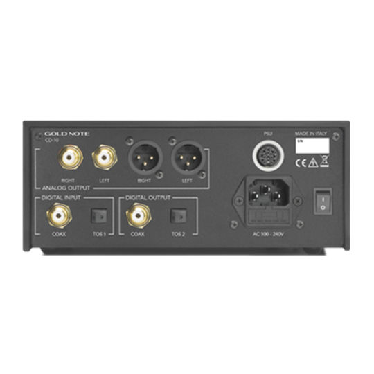 Gold Note Hi-Fi CD Player Χρυσό