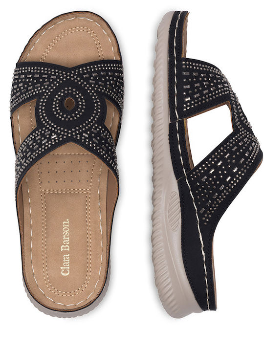 Platforme dama în Tip Pantofi Slip-On Culoare Negru