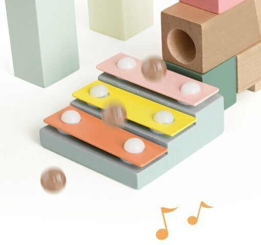 Classic World Blocuri Marble Blocks Din Lemn